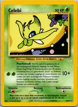 Pokémon-Karte Celebi 16/64 Neo Revelation