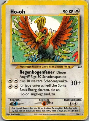 Pokémon-Karte Ho-Oh 18/64 Neo Revelation