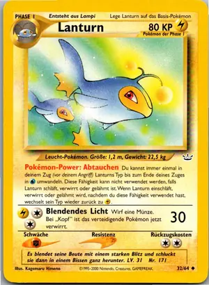 Pokémon-Karte Lanturn 32/64 Neo Revelation