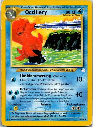 Pokémon-Karte Octillery 34/64 Neo Revelation