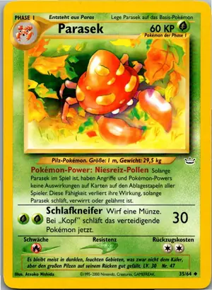 Parasect Exemplar 4,95 €