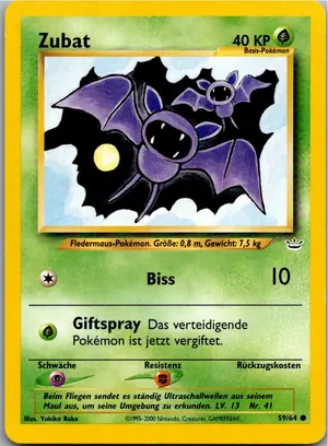 Zubat Exemplar 4,95 €