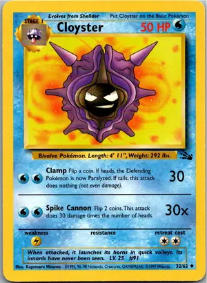 Cloyster Austos Exemplar 3,25 €