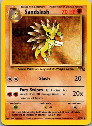 Sandslash Sandamer Exemplar 3,25 €