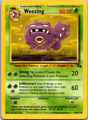 Weezing Smogmog Exemplar 3,25 €