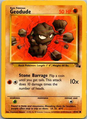 Geodude Kleinstein Exemplar 3,25 €