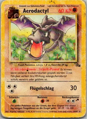 Pokémon-Karte Aerodactyl 16/62 Fossil