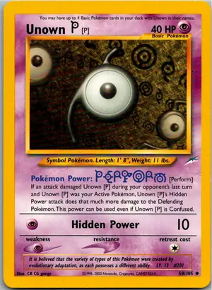 Pokémon-Karte Icognito P 58/105 Neo Destiny