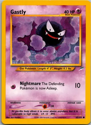 Pokémon-Karte Nebulak 65/105 Neo Destiny