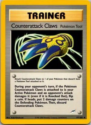 Pokémon-Karte Gegenangriffs-Klauen 97/105 Neo Destiny