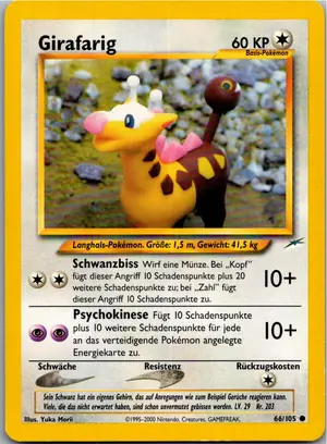 Girafarig Exemplar 4,95 €