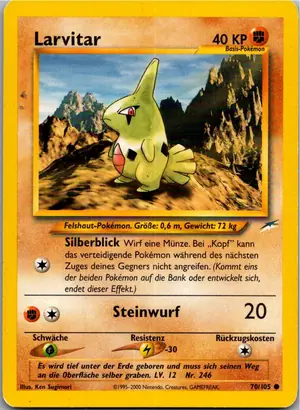Larvitar Exemplar 4,95 €