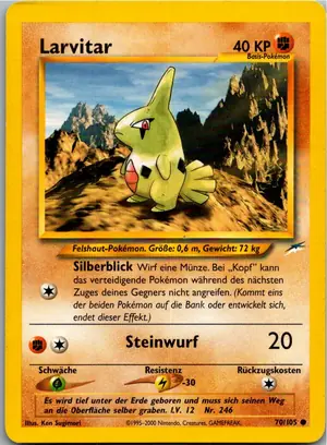 Larvitar Exemplar 4,95 €