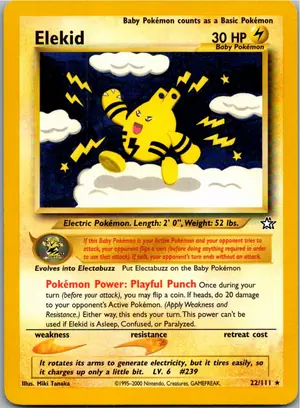 Pokémon-Karte Elekid 22/111 Neo Genesis