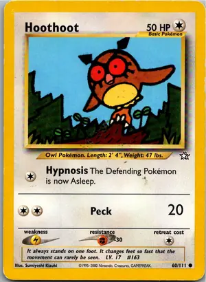 Pokémon-Karte Hoothoot 60/111 Neo Genesis