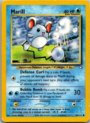 Pokémon-Karte Marill 66/111 Neo Genesis