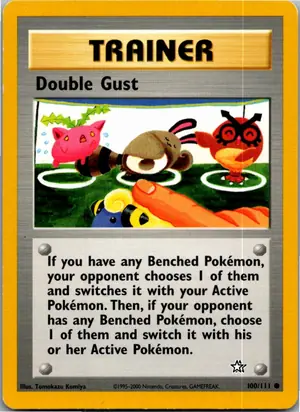 Pokémon-Karte Double Gust Doppelter Windhauch 100/111 Neo Genesis