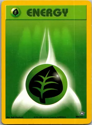 Pokémon-Karte Grass Energy Pflanzenenergie 108/111 Neo Genesis
