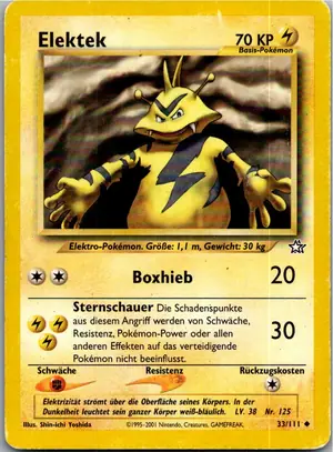 Pokémon-Karte Elektek 33/111 Neo Genesis