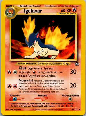 Pokémon-Karte Igelavar 46/111 Neo Genesis