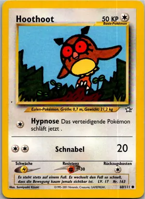 Pokémon-Karte Hoothoot 60/111 Neo Genesis