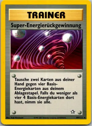 Super-Energierückgewinnung Exemplar 5,95 €