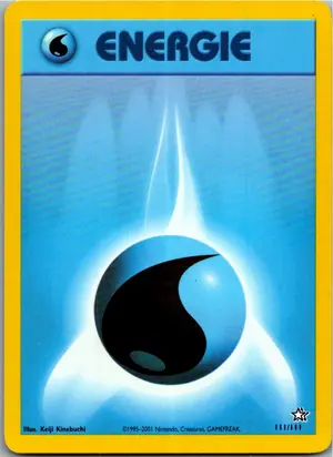 Pokémon-Karte Wasser-Energie 111/111 Neo Genesis