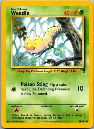 Pokémon-Karte Weedle Hornliu 99/110 Legendary Collection