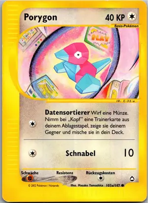 Porygon Exemplar 5,25 €