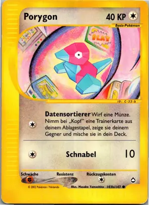 Porygon Exemplar 5,25 €