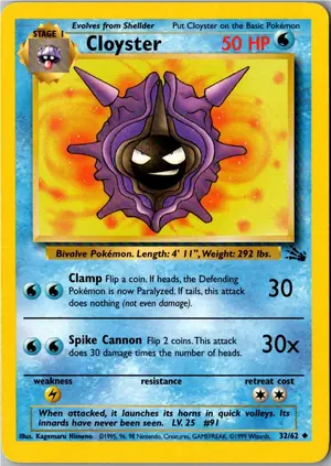 Cloyster Austos Exemplar 2,95 €