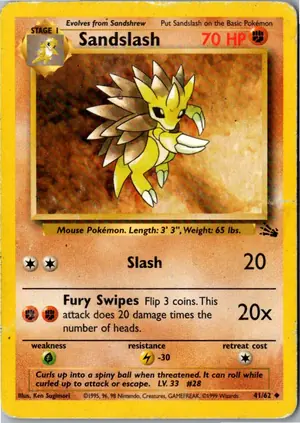Sandslash Sandamer Exemplar 1,95 €