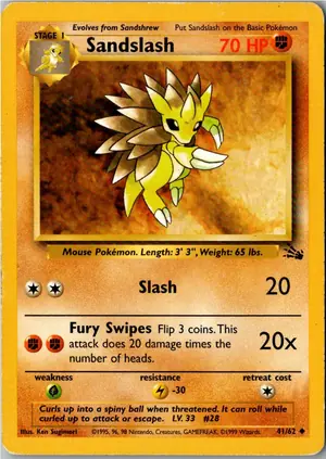 Sandslash Sandamer Exemplar 1,95 €