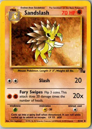 Sandslash Sandamer Exemplar 1,95 €