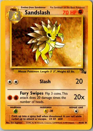 Sandslash Sandamer Exemplar 1,95 €