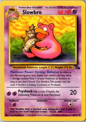 Slowbro Lahmus Exemplar 2,95 €