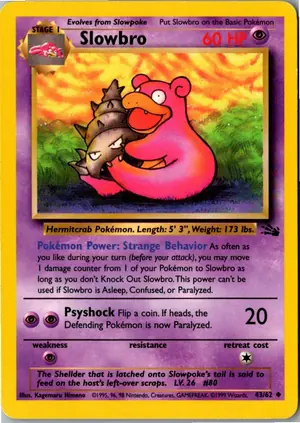 Slowbro Lahmus Exemplar 2,95 €