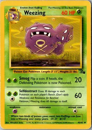 Weezing Smogmog Exemplar 1,95 €