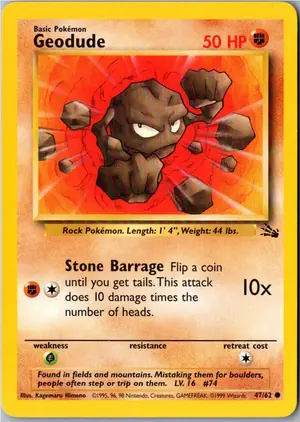 Geodude Kleinstein Exemplar 1,95 €