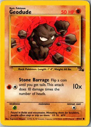 Geodude Kleinstein Exemplar 1,95 €