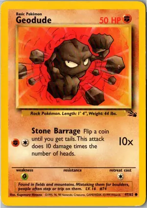 Geodude Kleinstein Exemplar 1,95 €
