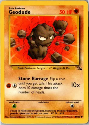 Geodude Kleinstein Exemplar 1,95 €