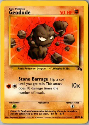 Geodude Kleinstein Exemplar 1,95 €