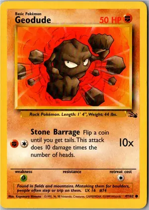 Geodude Kleinstein Exemplar 1,95 €