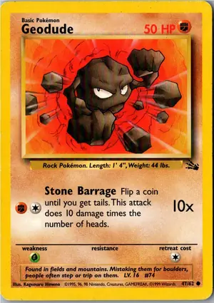 Geodude Kleinstein Exemplar 1,95 €