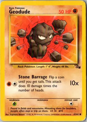 Geodude Kleinstein Exemplar 1,95 €