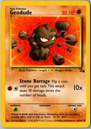 Geodude Kleinstein Exemplar 1,95 €