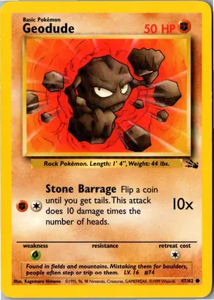 Geodude Kleinstein Exemplar 1,95 €