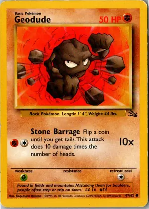 Geodude Kleinstein Exemplar 1,95 €