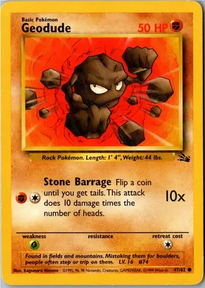 Geodude Kleinstein Exemplar 1,95 €